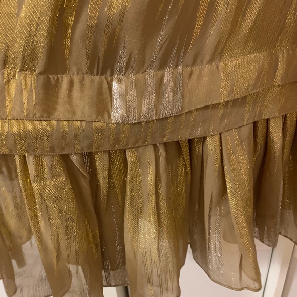 Limited edition free people silk metallic party 👗 - Picture 12 of 13